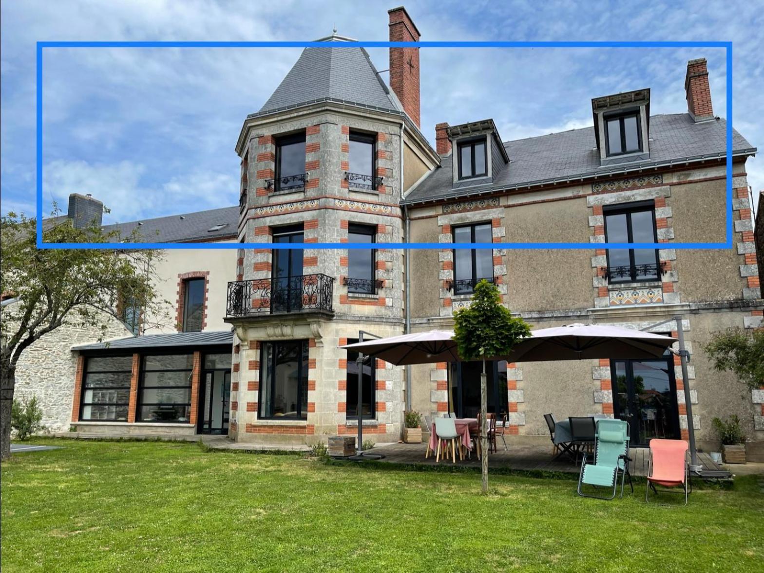 Appartement 160M2 - 2E Etage Maison De Maitre Beaupréau-en-Mauges Buitenkant foto